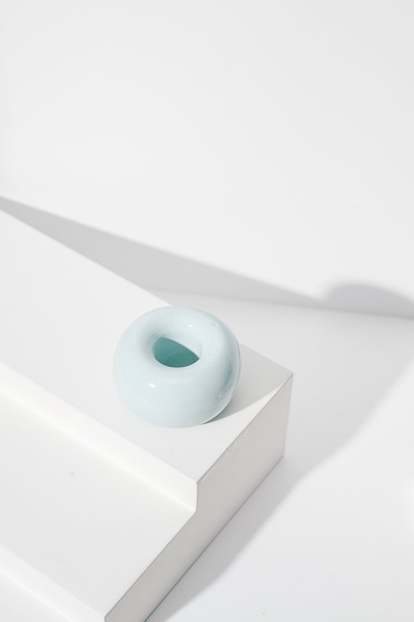 Blue Ceramic Toothbrush Holder