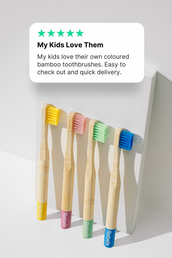 Kids Bamboo Toothbrush - Image 3